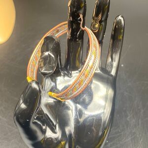 Ladies 7” copper and brass bracelet